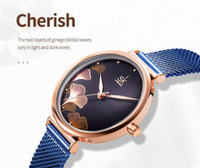 Load image into Gallery viewer, Creative Brown Mesh Band Watch Series Women