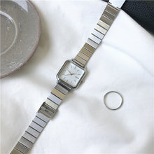 Load image into Gallery viewer, Vintage Square Dial SS Watch