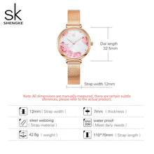 Load image into Gallery viewer, Flower Face Round Dial Stainless Steel