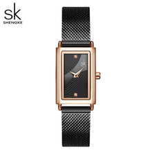Load image into Gallery viewer, Geneva Design Rectangle Quartz Wristwatch