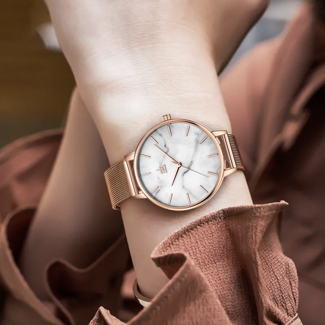 Wrist Gold Melrose Mesh Daniel Wellington Petite Melrose White